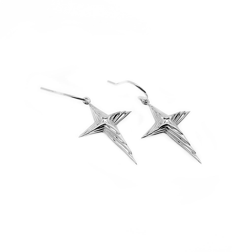 infinity - star earrings