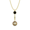 custom order - pearl scepter pendant