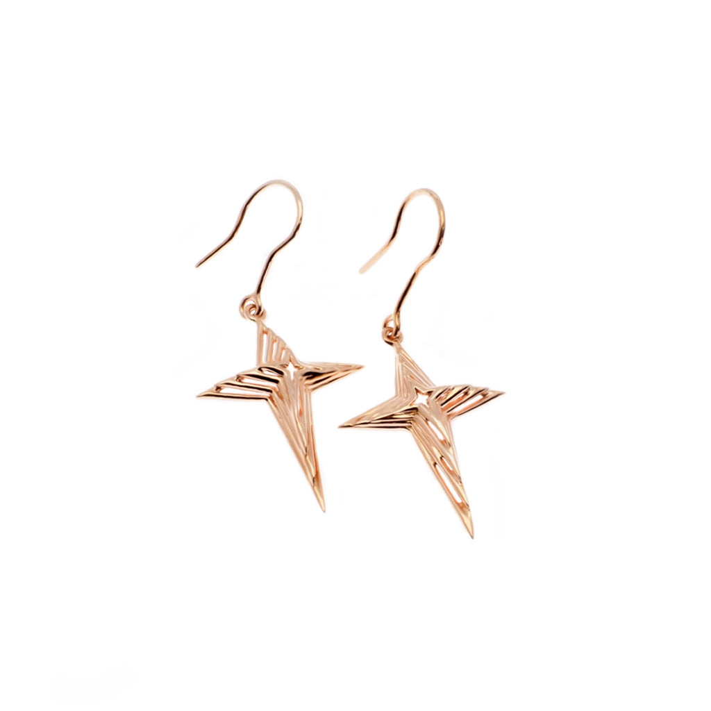 infinity - star earrings