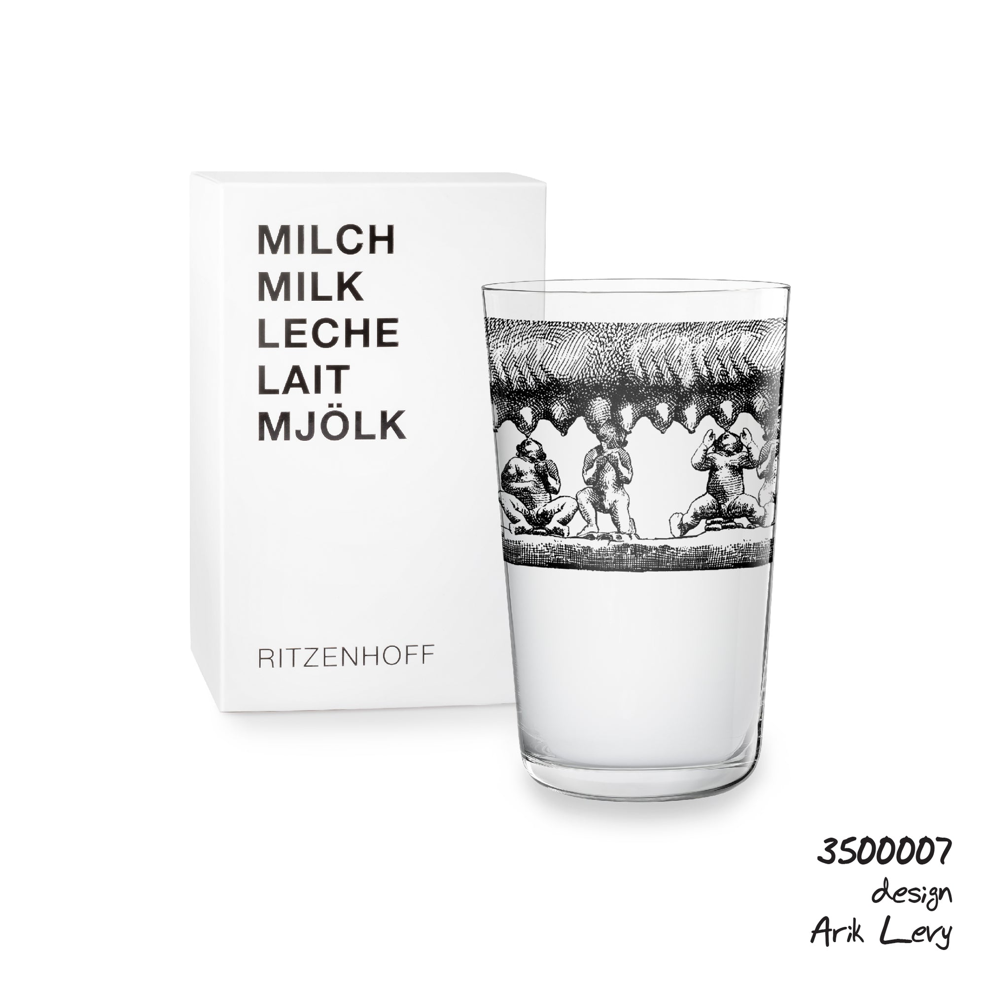 25 years special edition milk glass