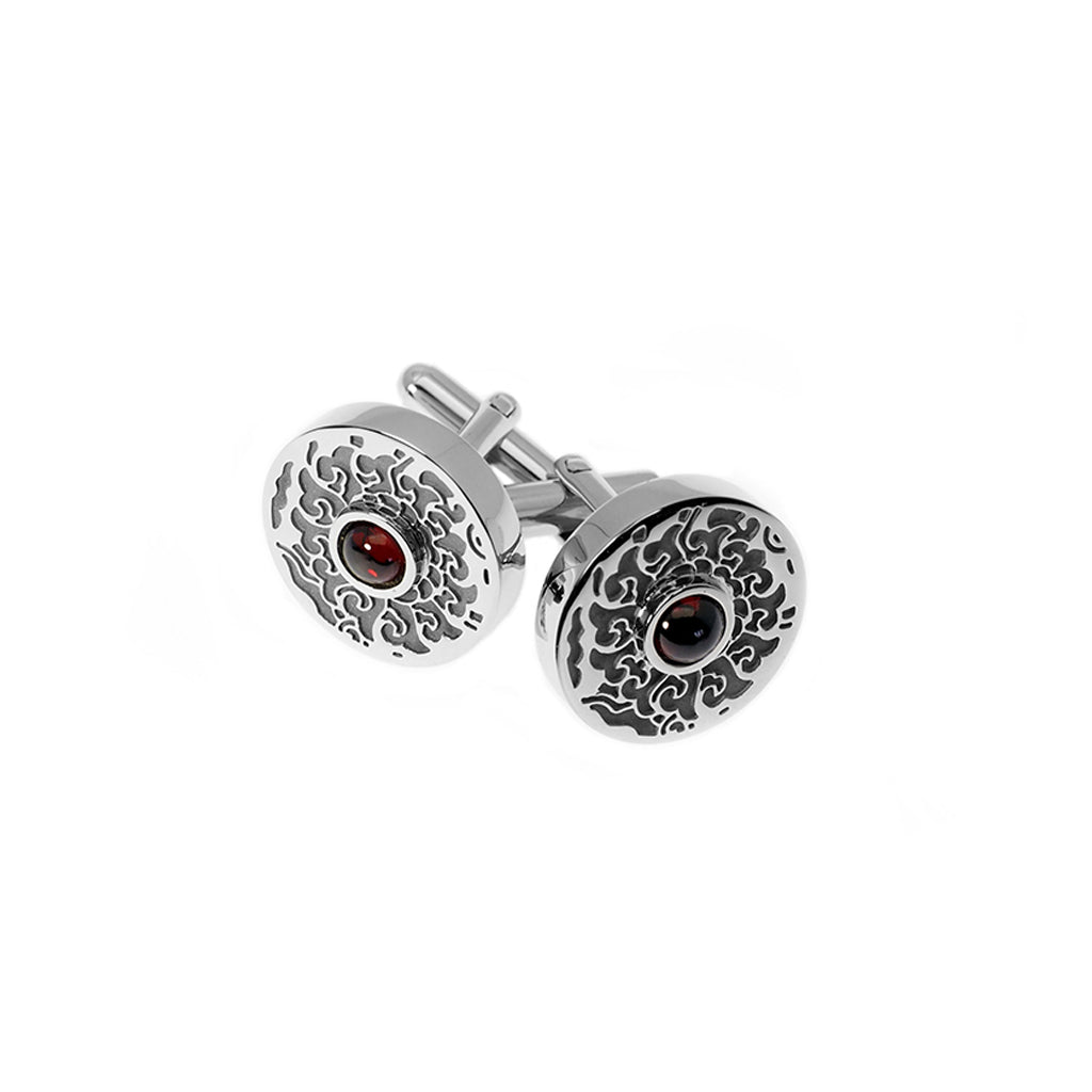 zen - mandala cuff links