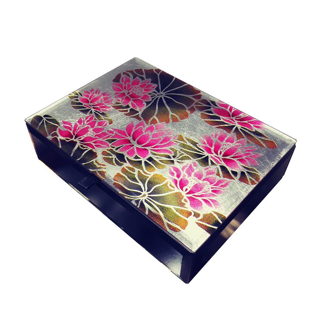 Dora Tam Design lotus jewelry box