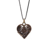 heart star locket necklace