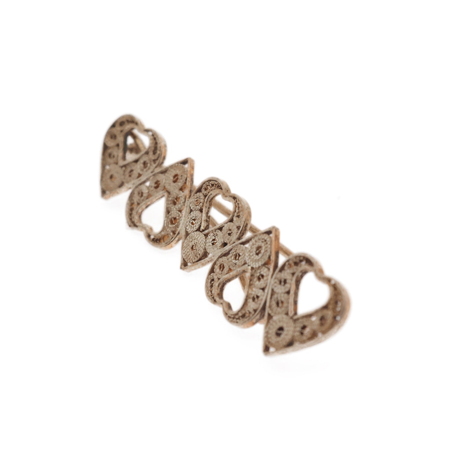 hearts hair clip