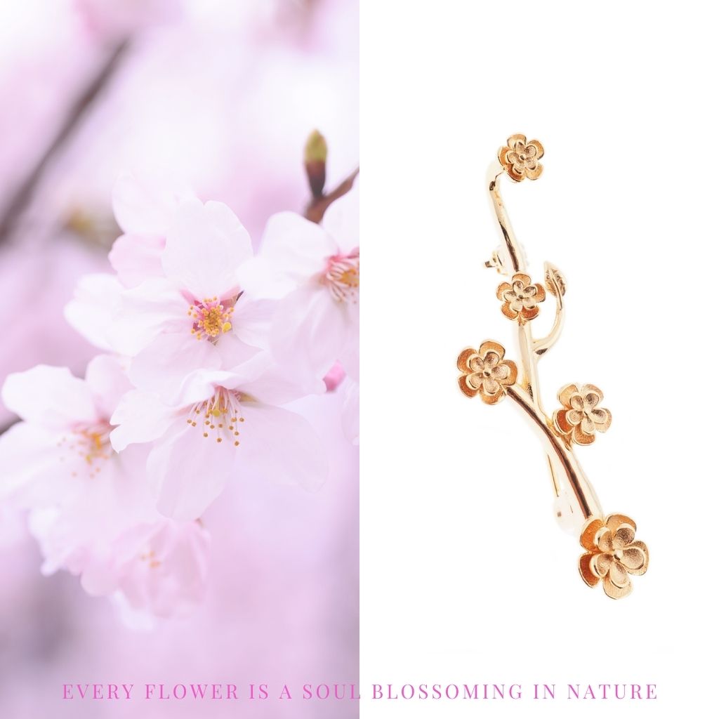 in the mood - blossom brooch