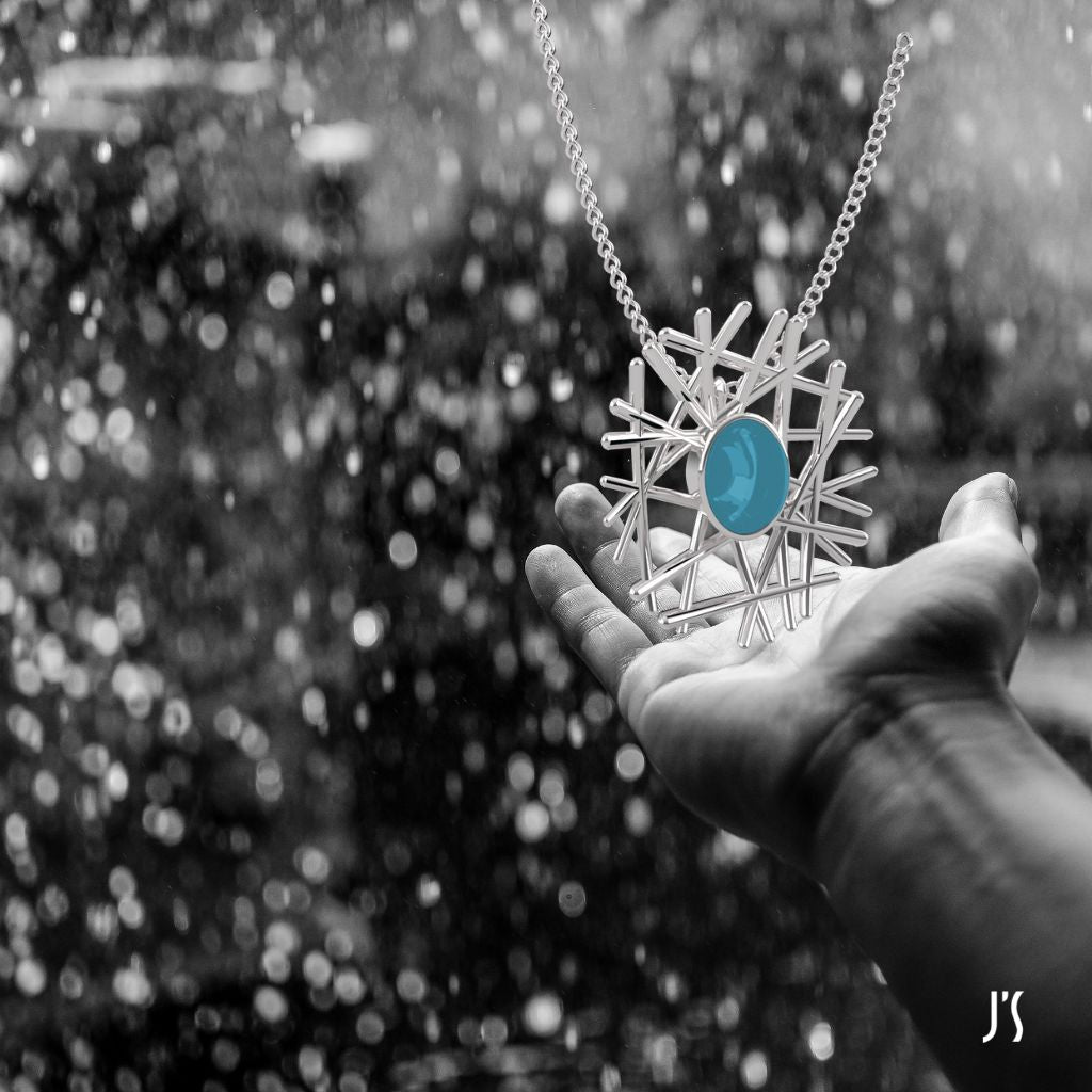 custom order - crisscross pendant