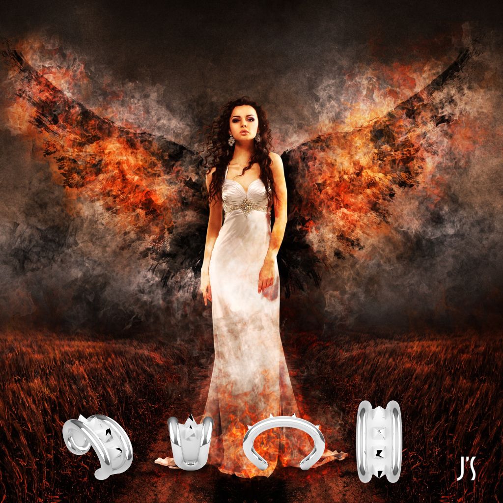 custom order - demon solo ear ring