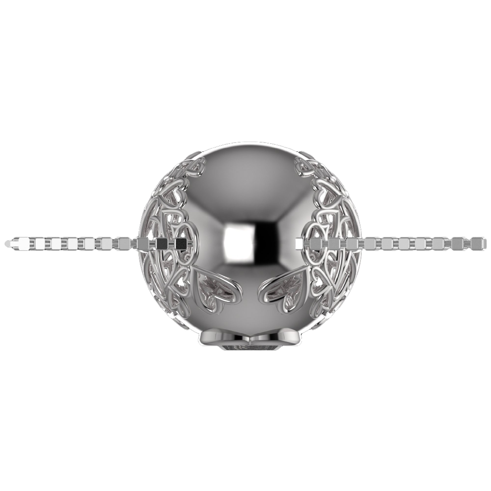 訂製款 - 銀月亮吊墜