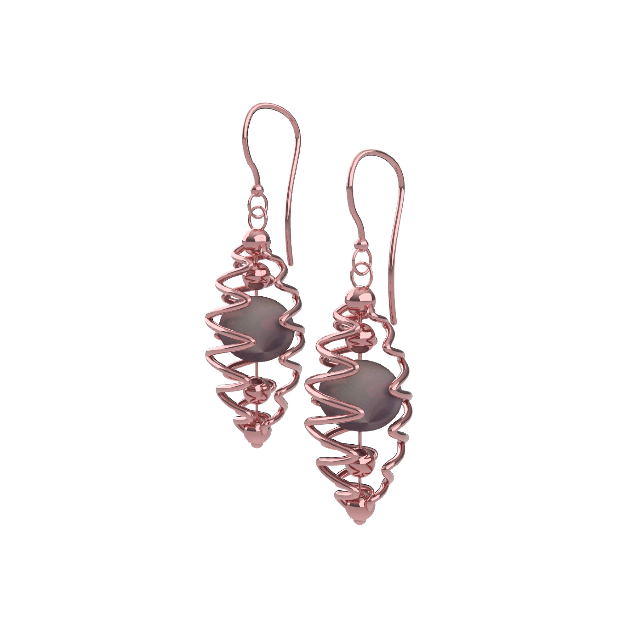 訂製款 - 珍珠燈耳環