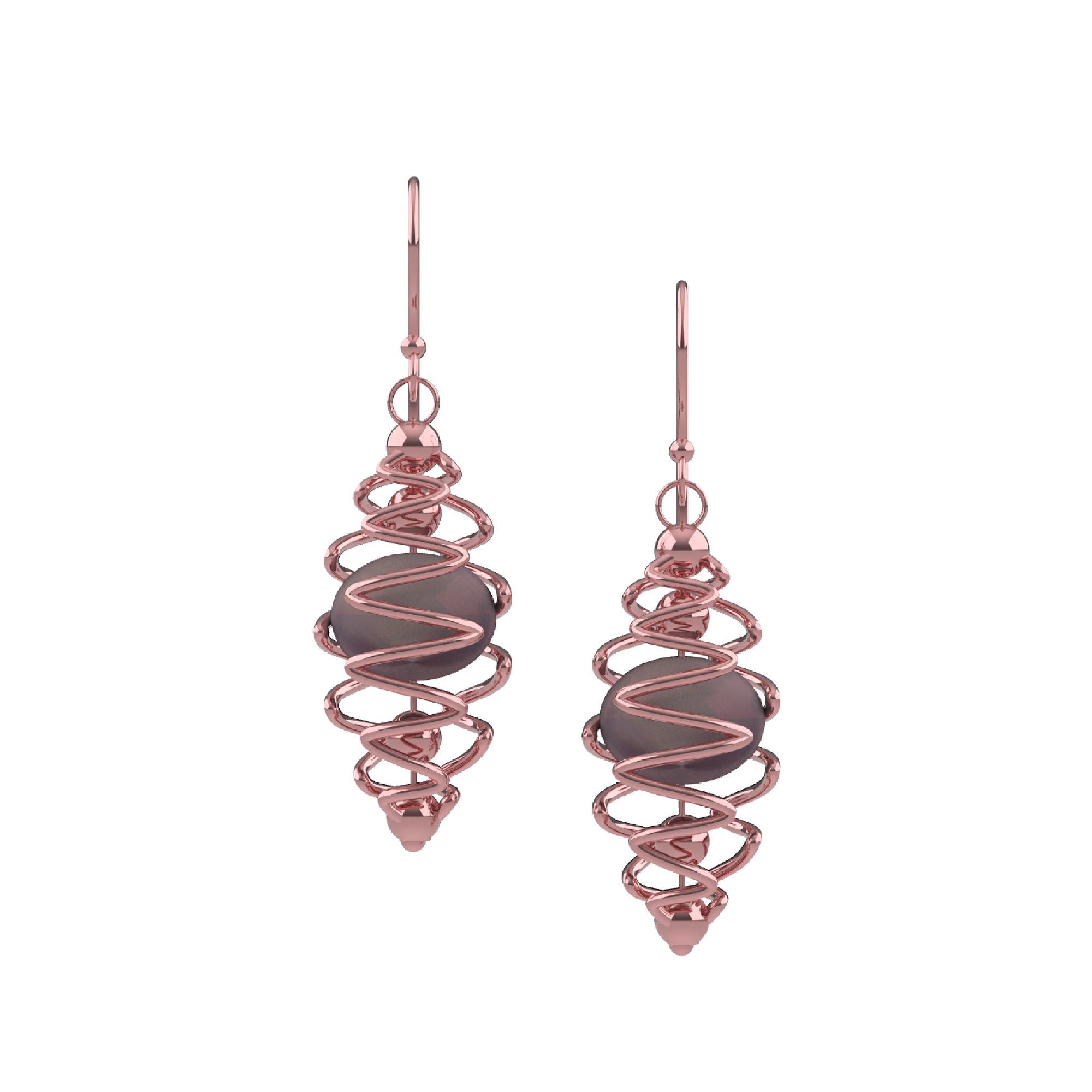 訂製款 - 珍珠燈耳環