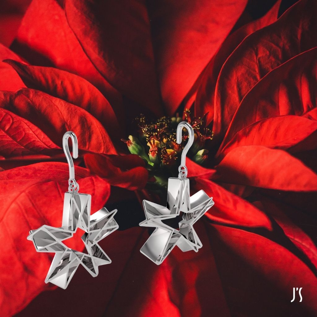 custom order - twin stars earrings